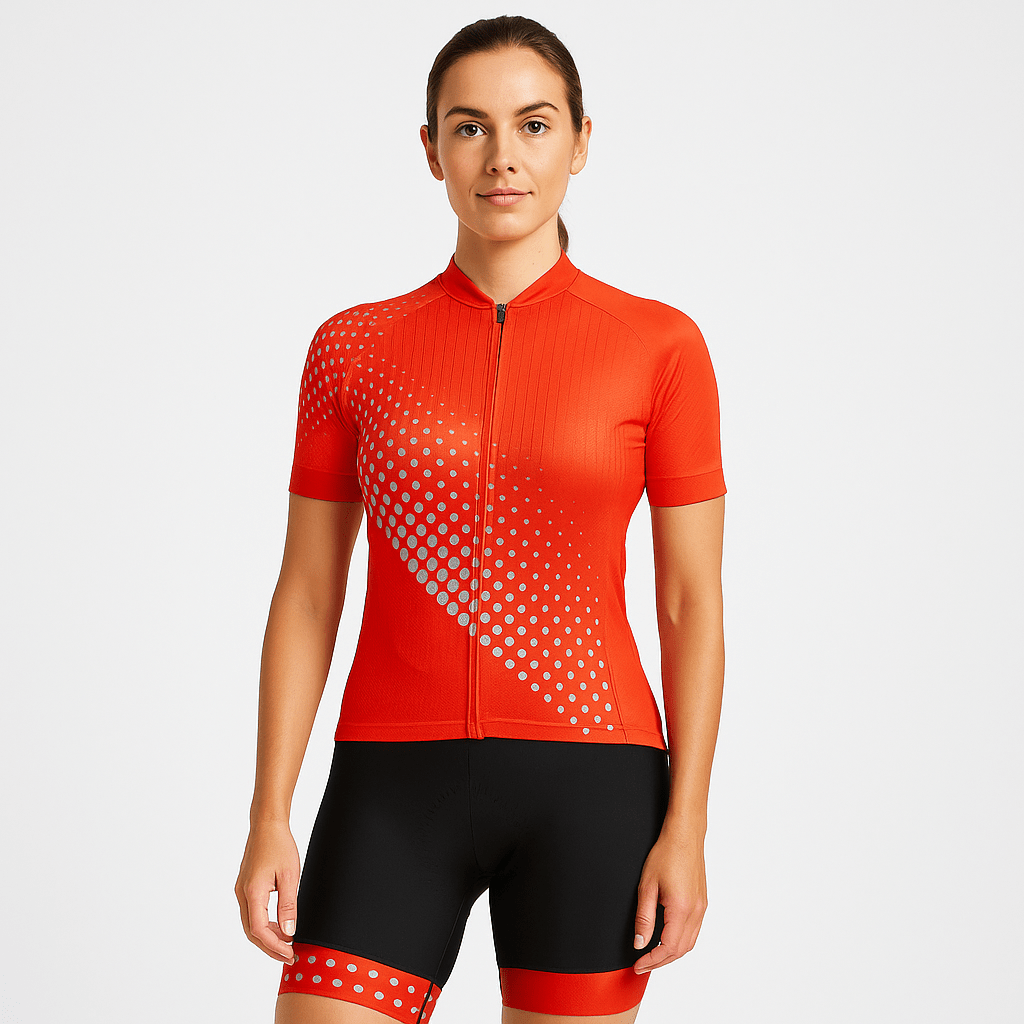 Women's Orange Cycling Jersey or Shorts