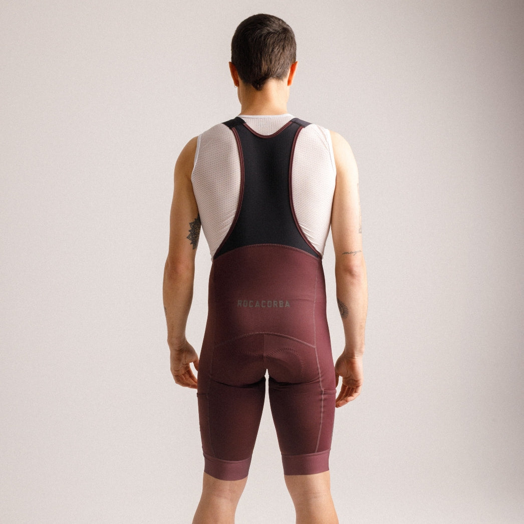 Essential Cargo Bib Shorts 2.0 Wine
