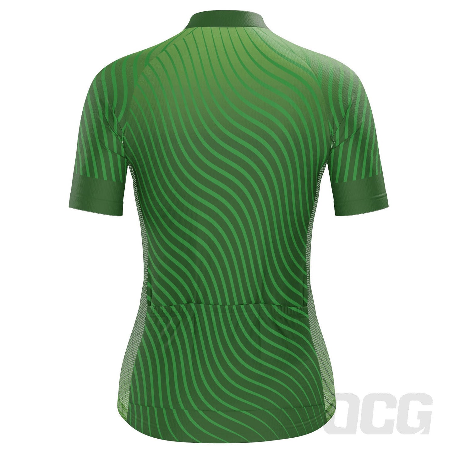 Women's Four Seasons Curvy Lines Short Sleeve Cycling Jersey