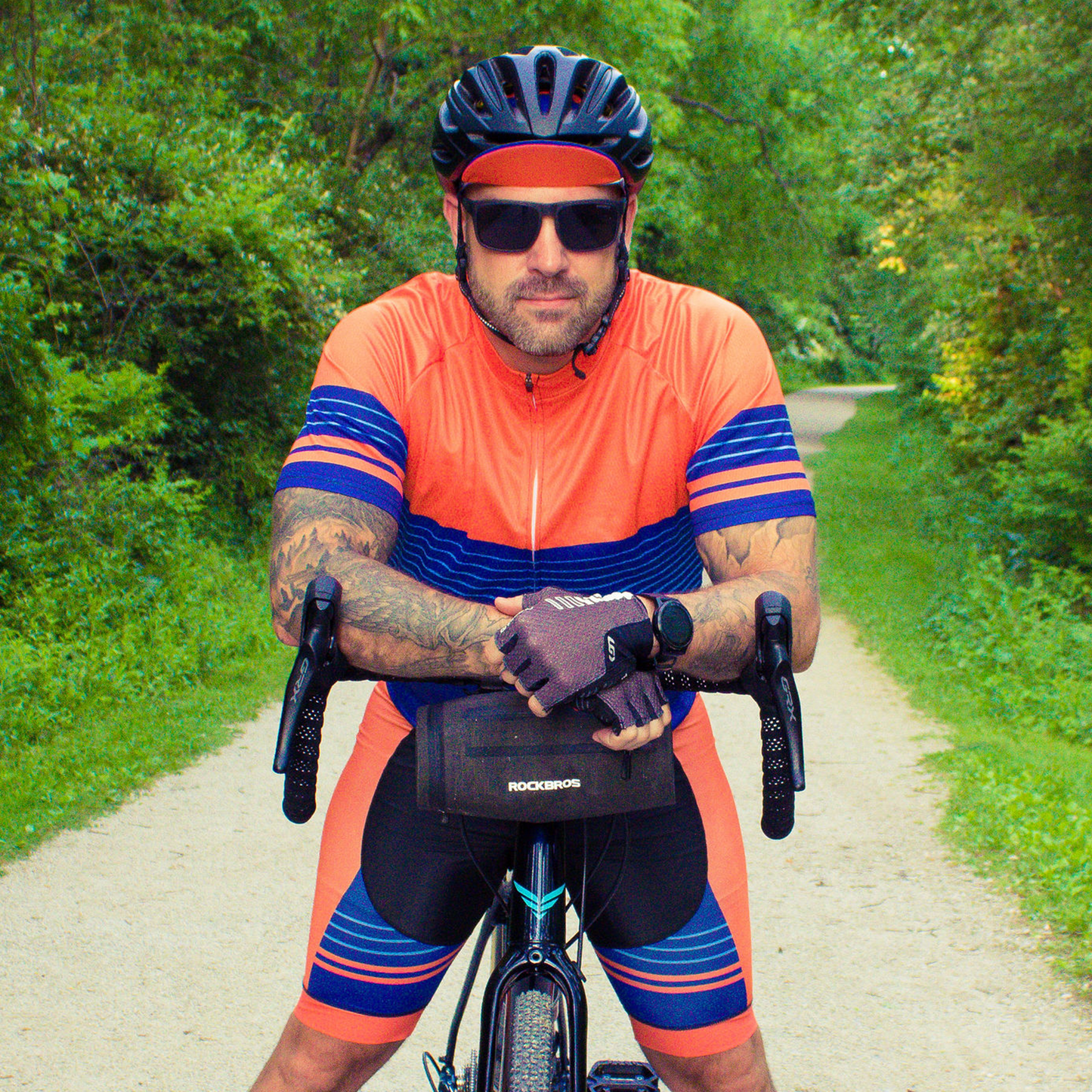 Men's Stripe For Speed 2 Piece Cycling Kit