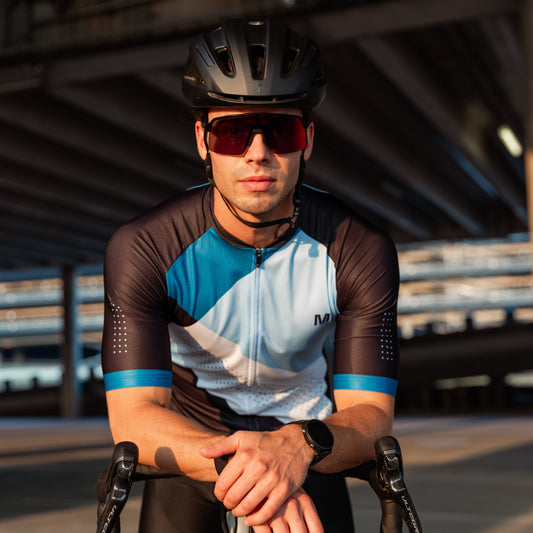 Men's Blue Flex Cycling Jersey