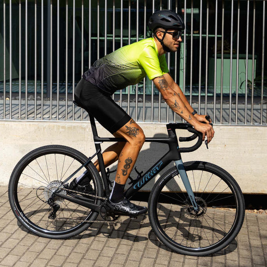 Men's Yellow Gradient Cycling Jersey or Bibs