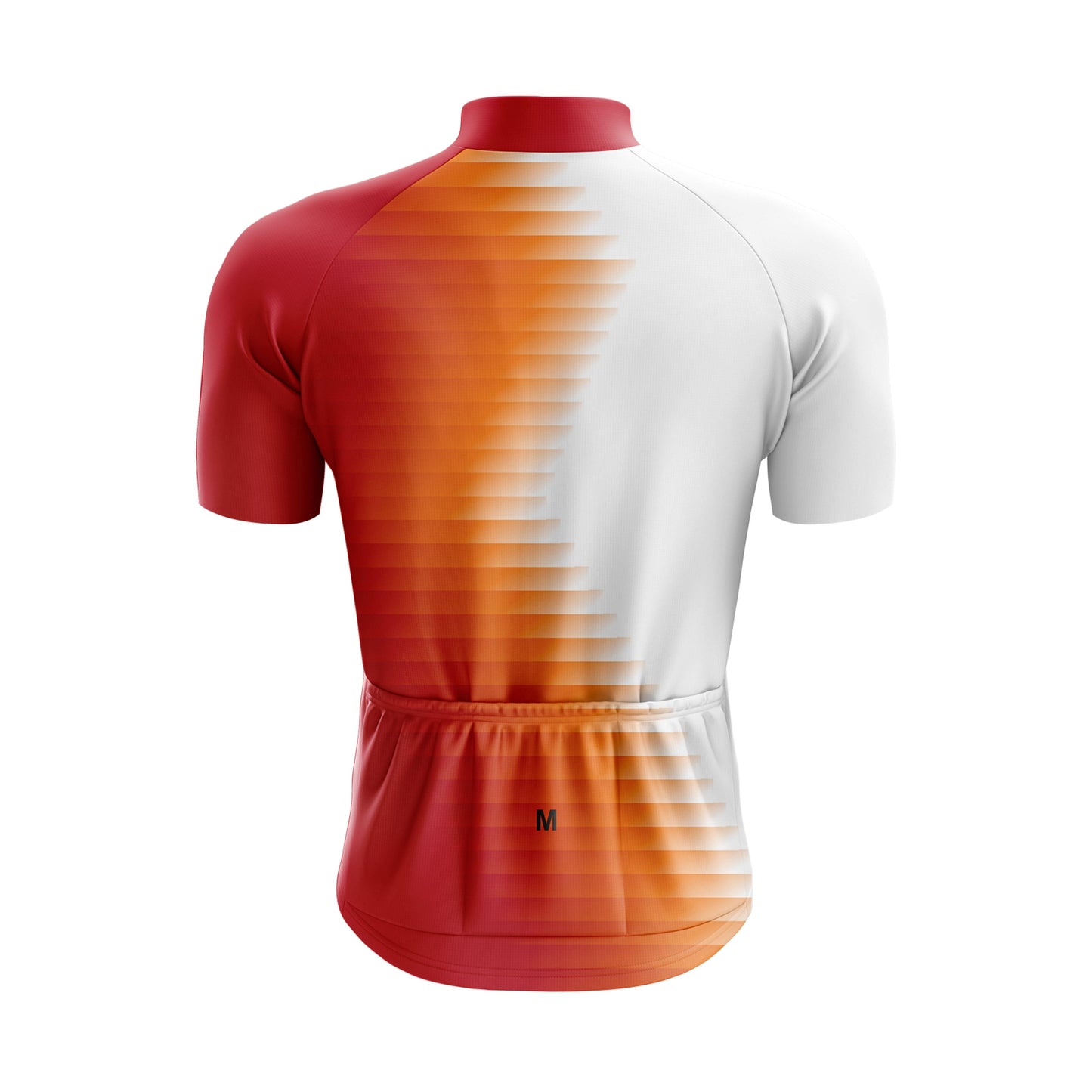 Men's Orange Side Cycling Jersey