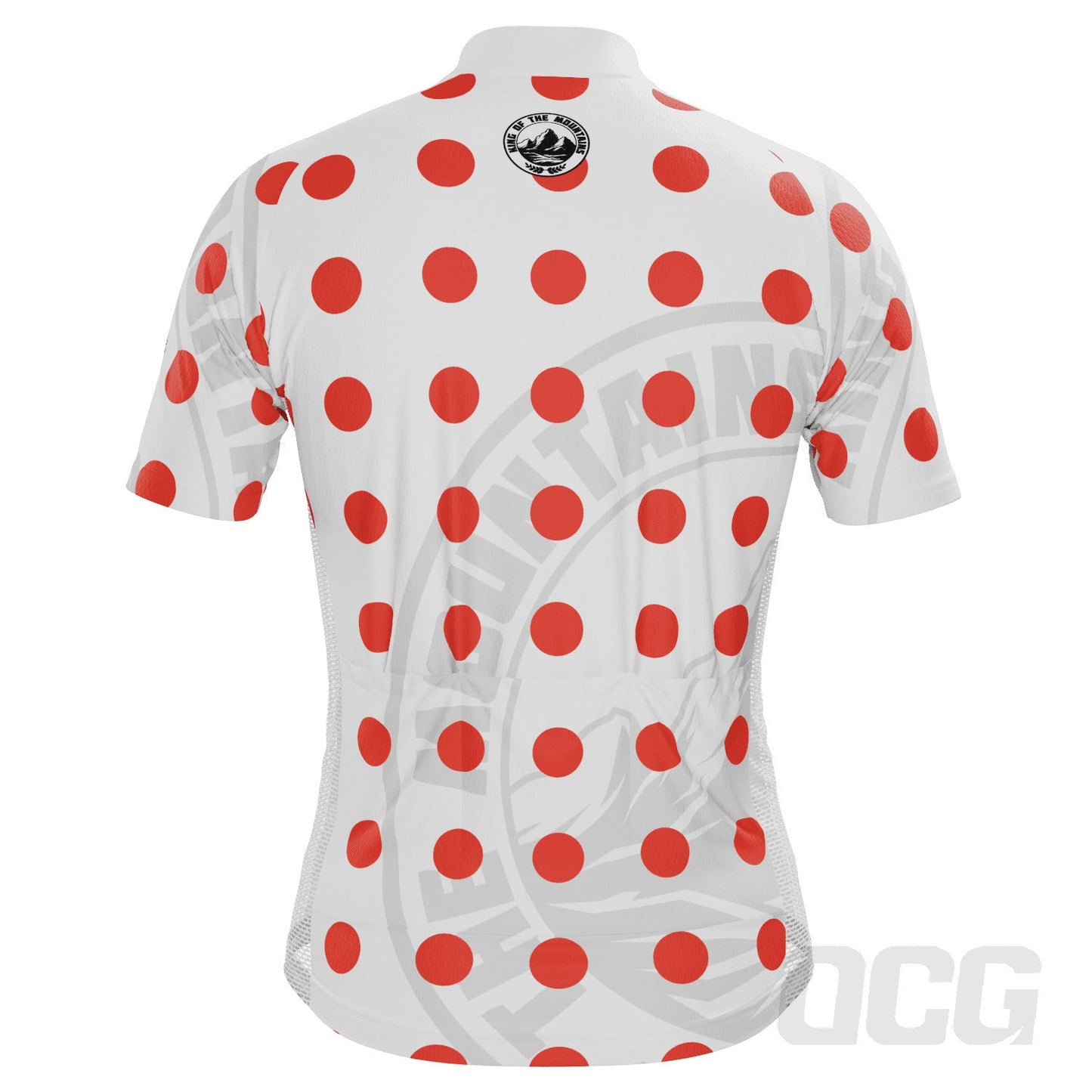 Men's Tour de France King of the Mountains Series 1 Short Sleeve Cycling Jersey
