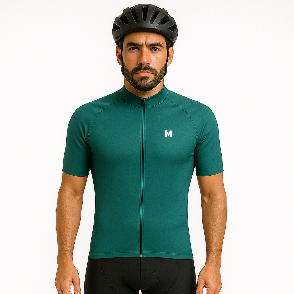 Men's Green Cycling Jersey
