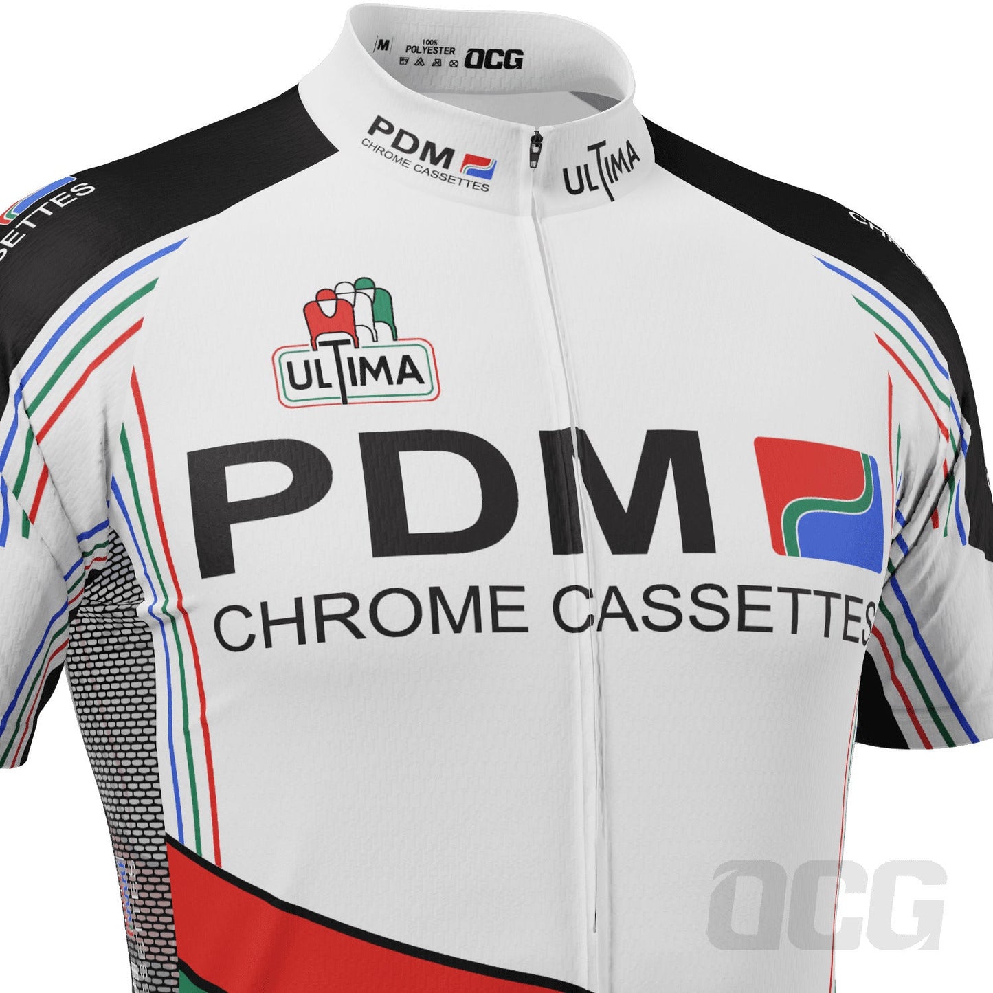 Men's PDM Cassettes Ultima Retro Short Sleeve Cycling Jersey