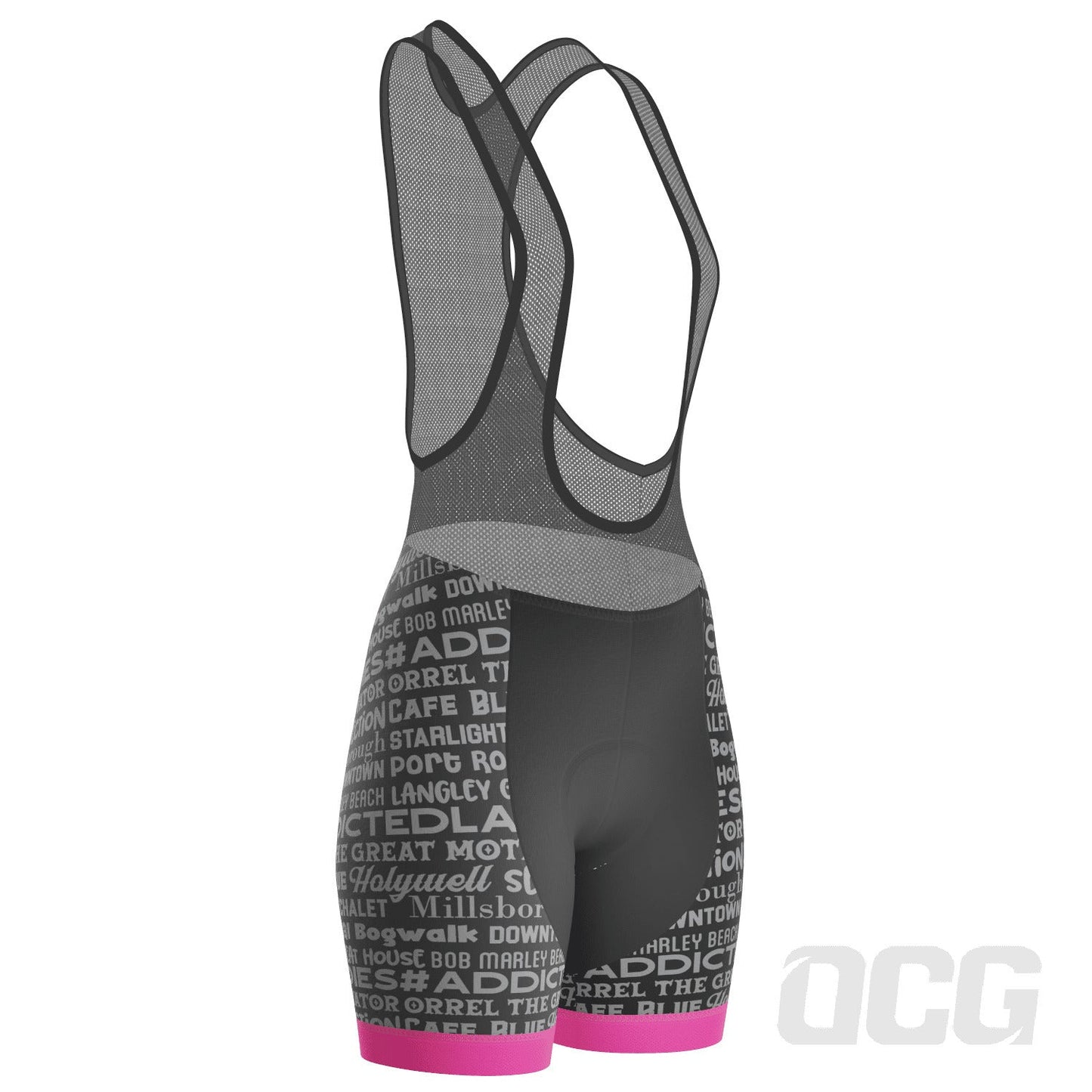 Women's Addicted Ladies Gel Padded Cycling Bib