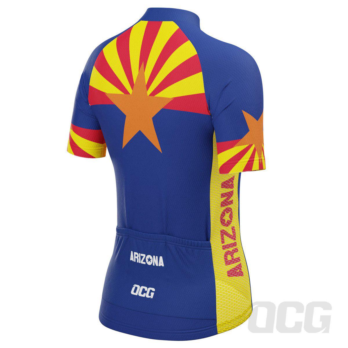 Women's Arizona US State Icon Short Sleeve Cycling Jersey