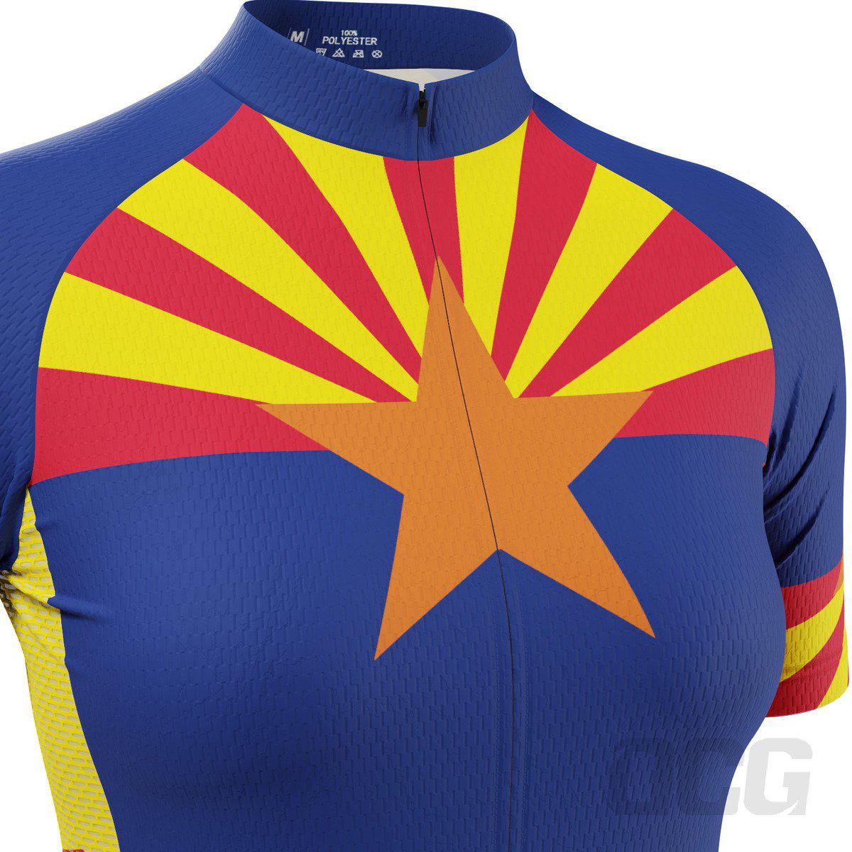 Women's Arizona US State Icon Short Sleeve Cycling Jersey