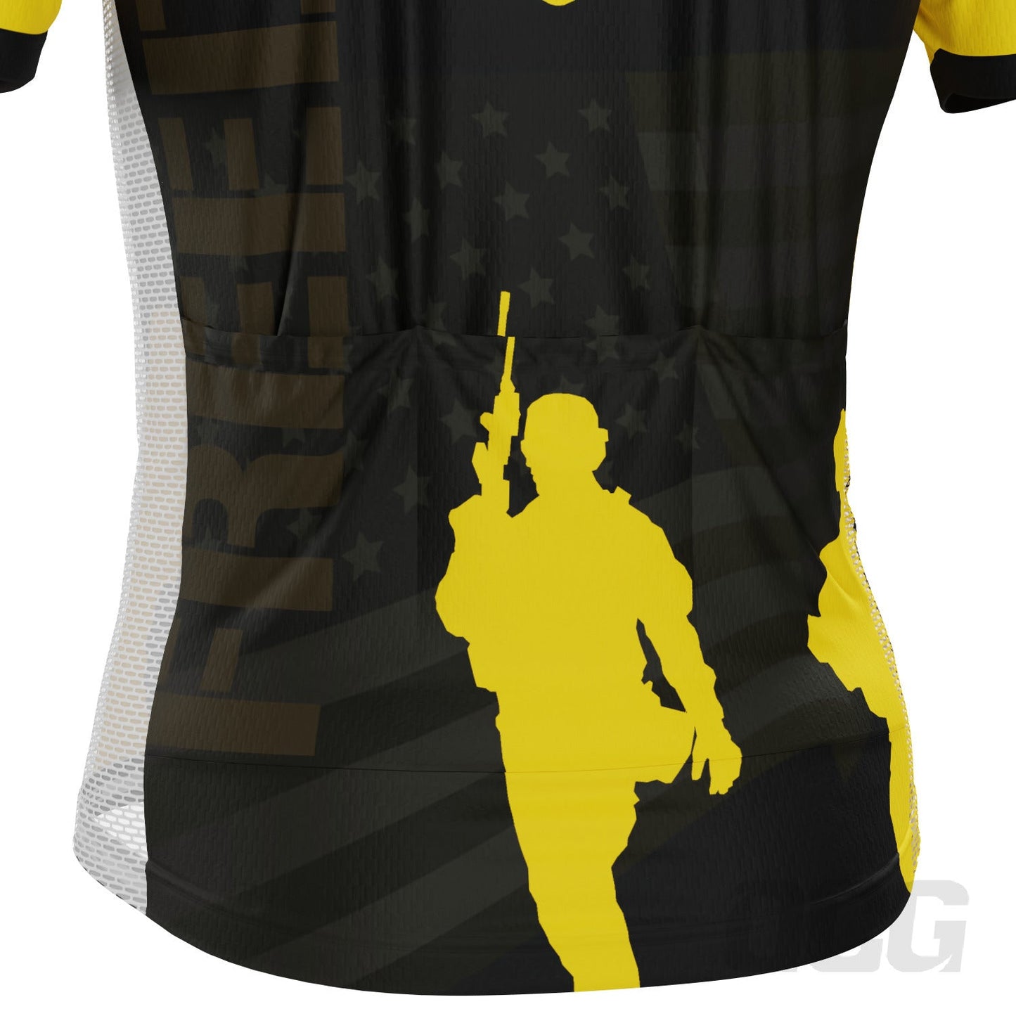 Men's USAF Army National Guard Short Sleeve Cycling Jersey