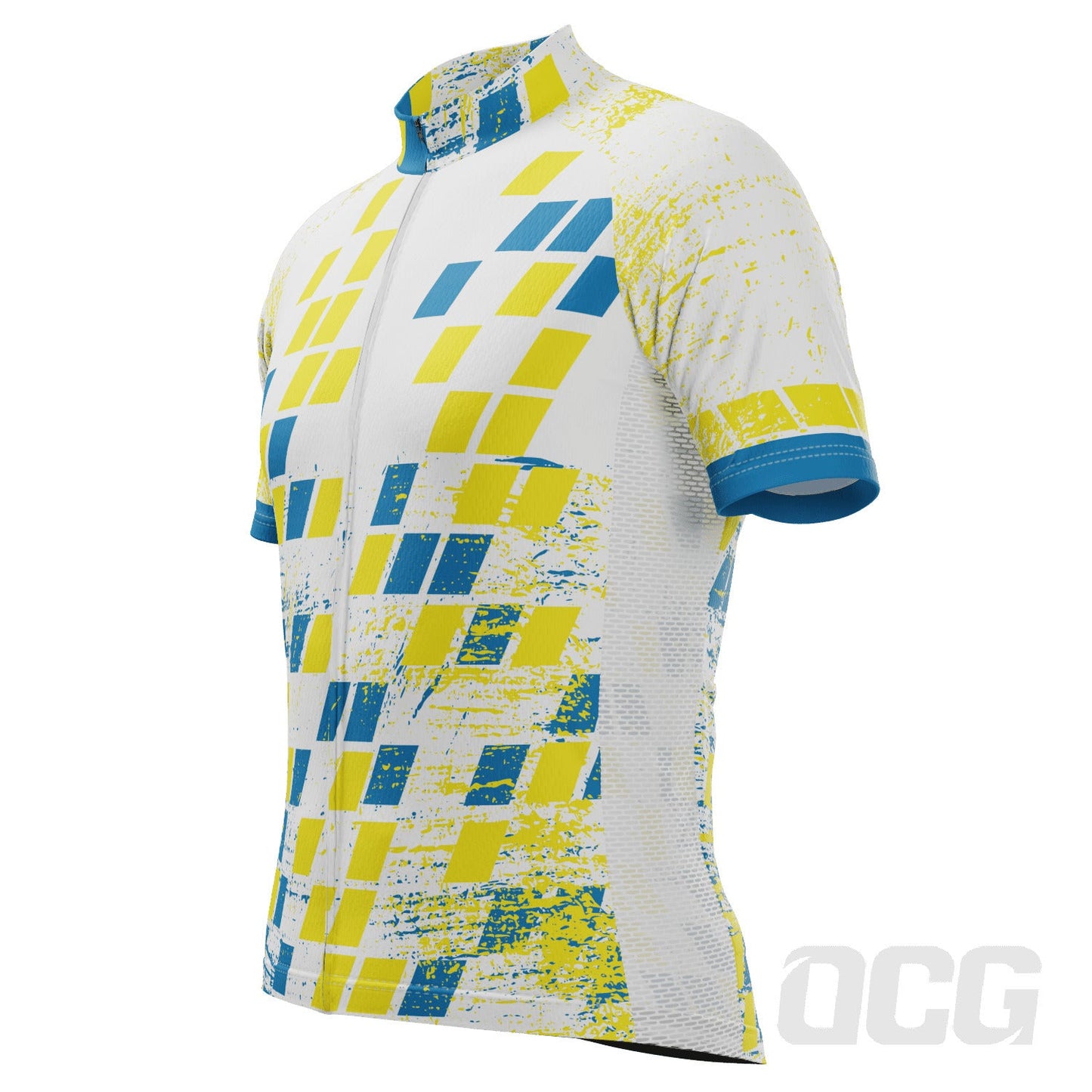 Men's Athletic Modern Gan Short Sleeve Cycling Jersey