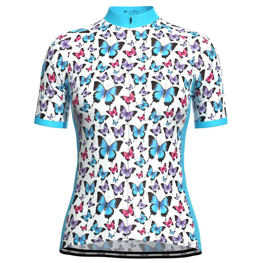 Women's Butterfly Spin Short Sleeve Cycling Jersey