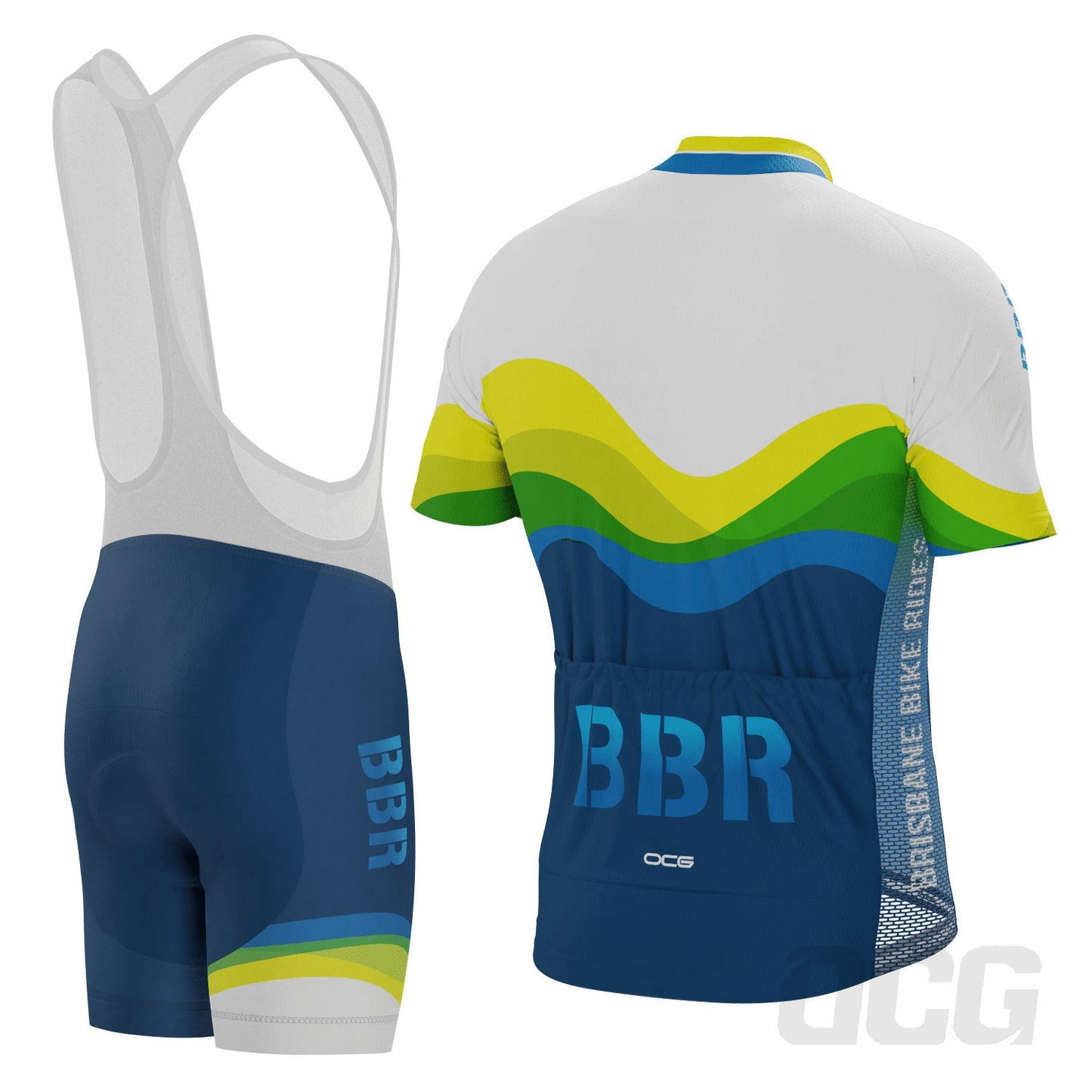 Men's Brisbane Bike Rides 2 Piece Cycling Kit