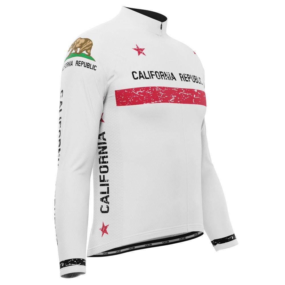 Men's California Republic Long Sleeve Cycling Jersey