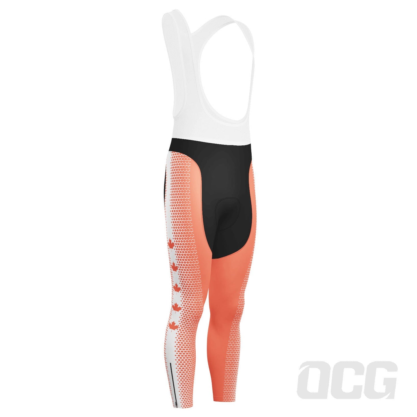 Men's World Countries Team Canada Icon Gel Padded Cycling Bib-Tights
