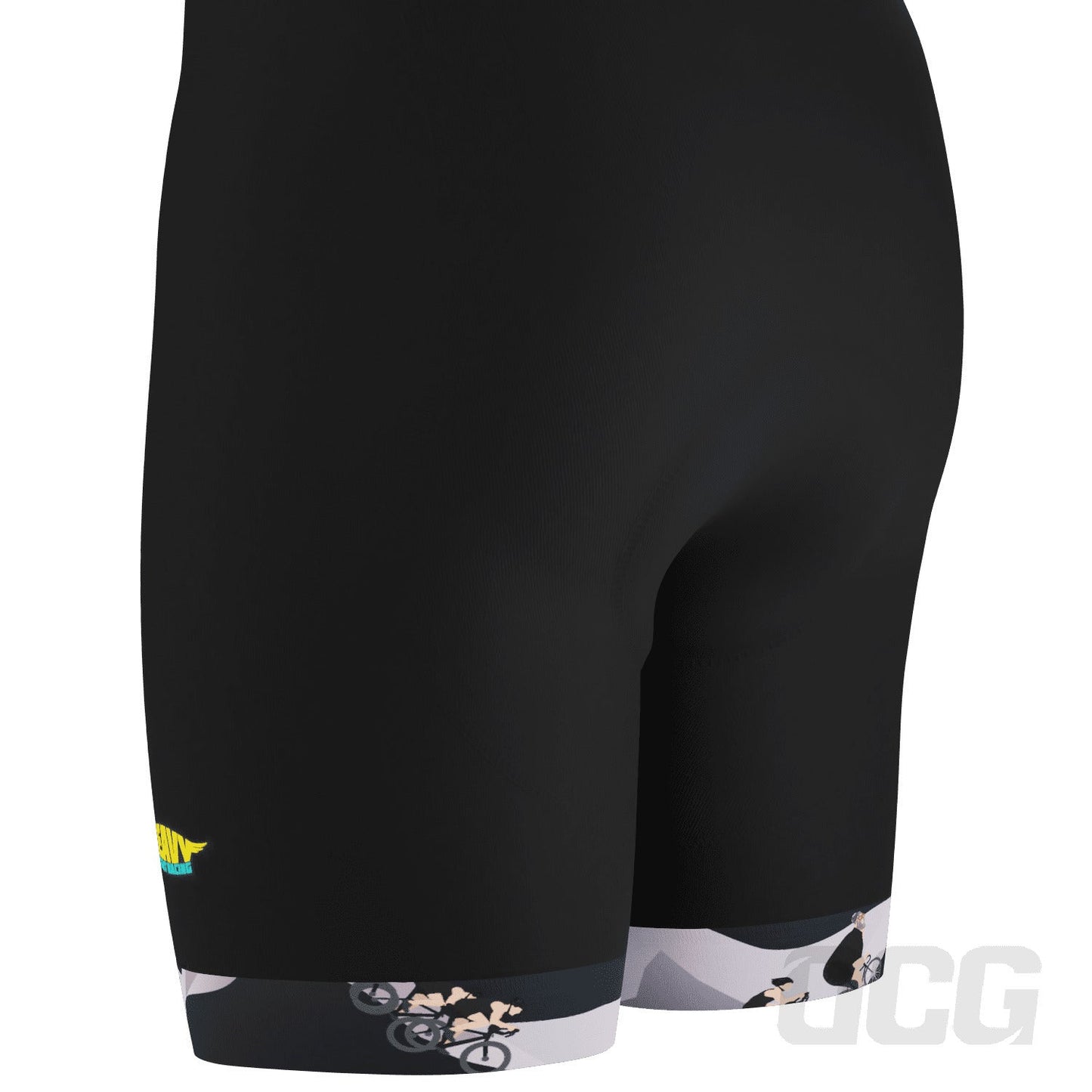 Men's Heavy Weight Racing Gravity Series 1 Gel Padded Cycling Bib