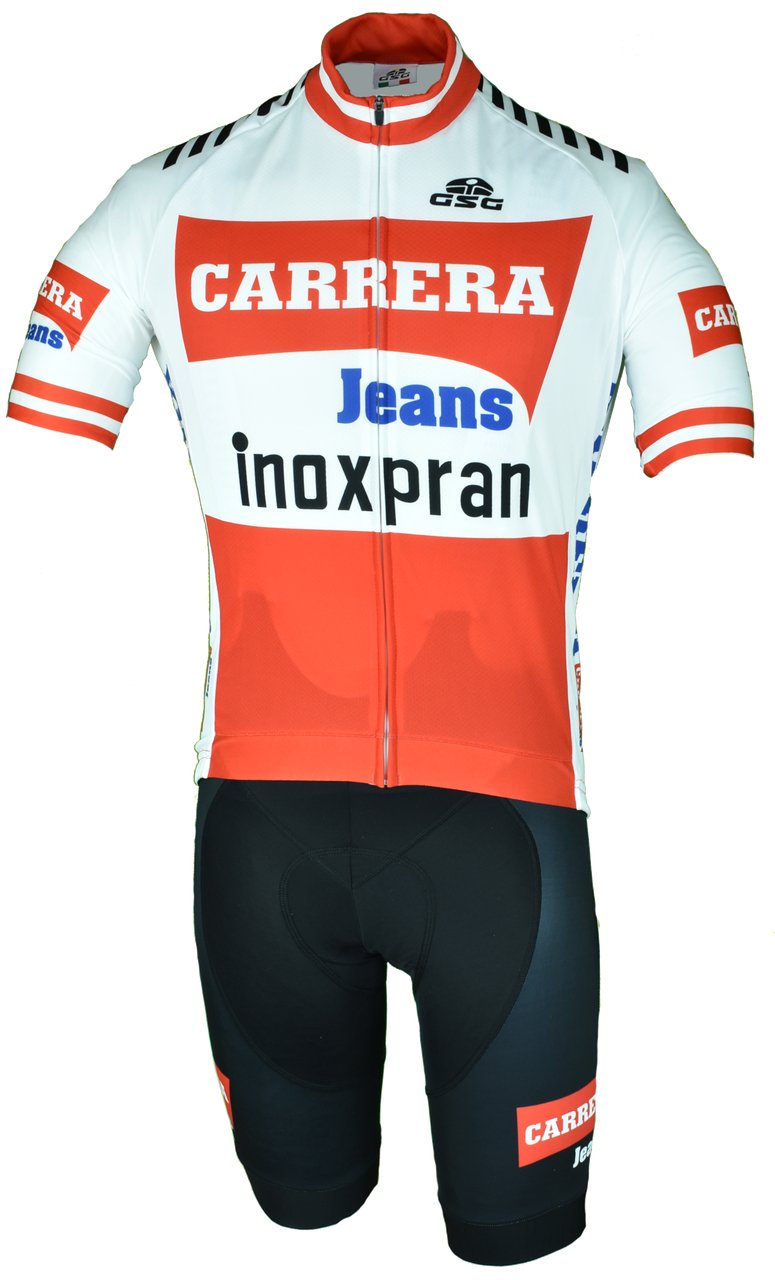 Carrera Inoxpran 1984 Retro Cycling Jersey Set