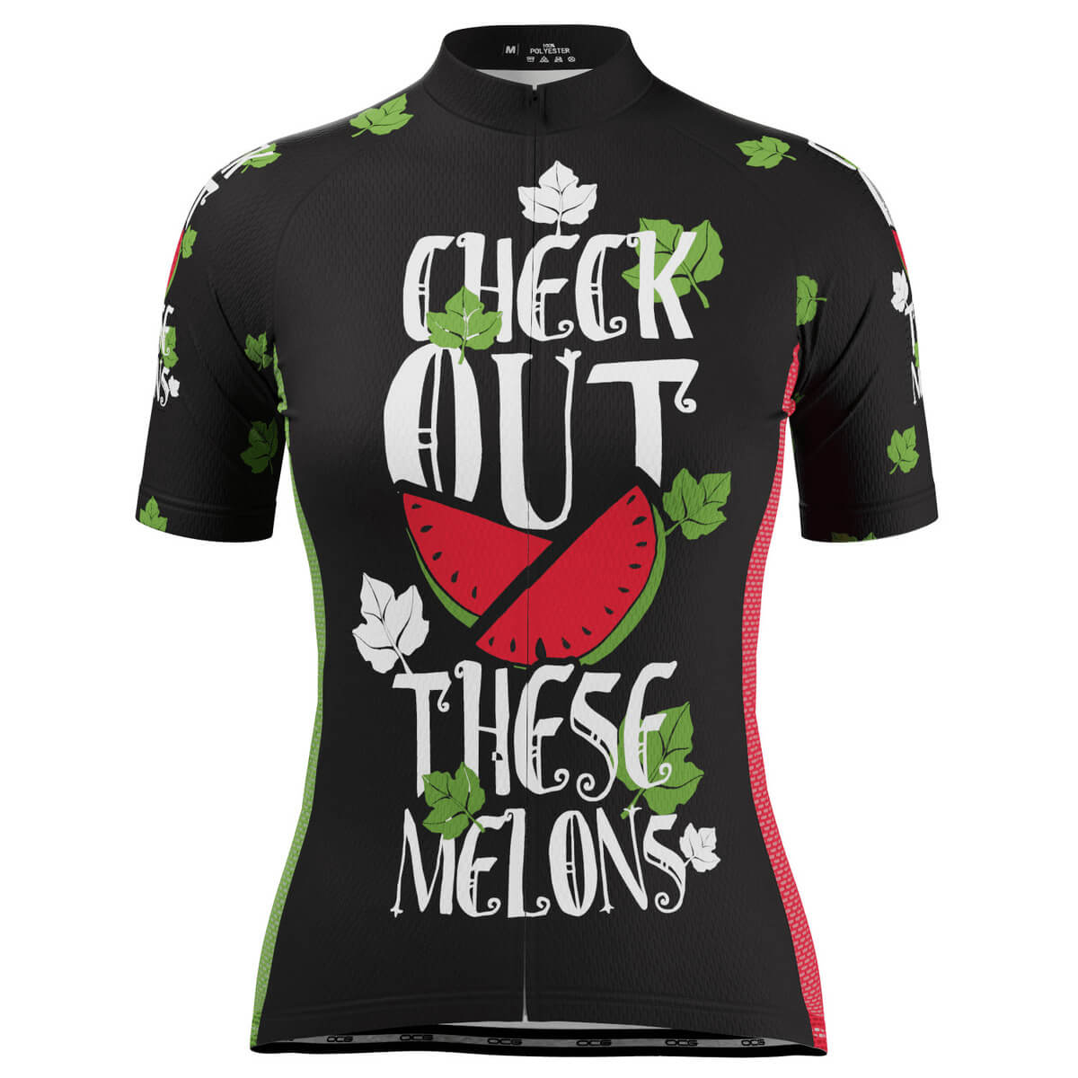 Women's Check Out These Melons Short Sleeve Cycling Jersey