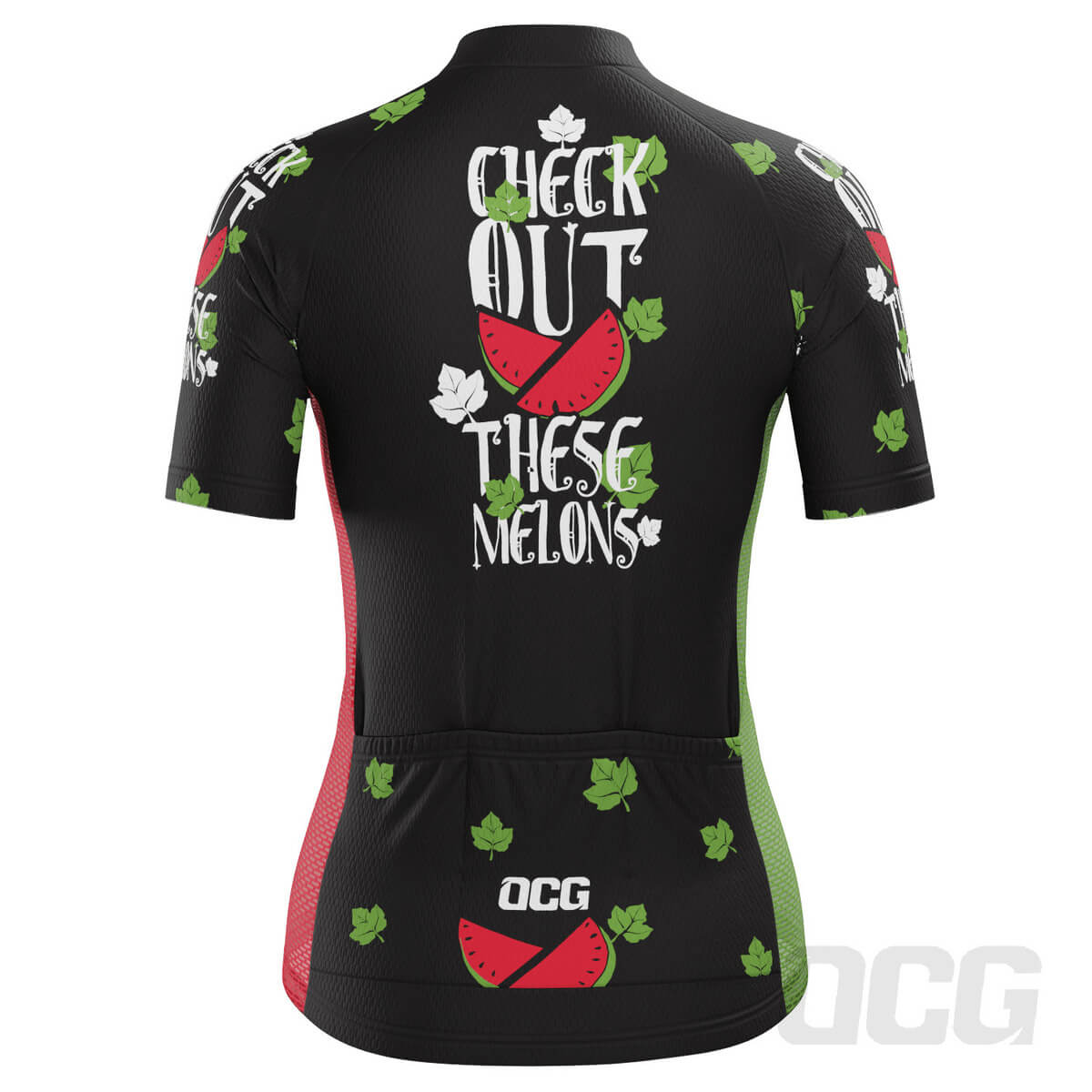 Women's Check Out These Melons Short Sleeve Cycling Jersey