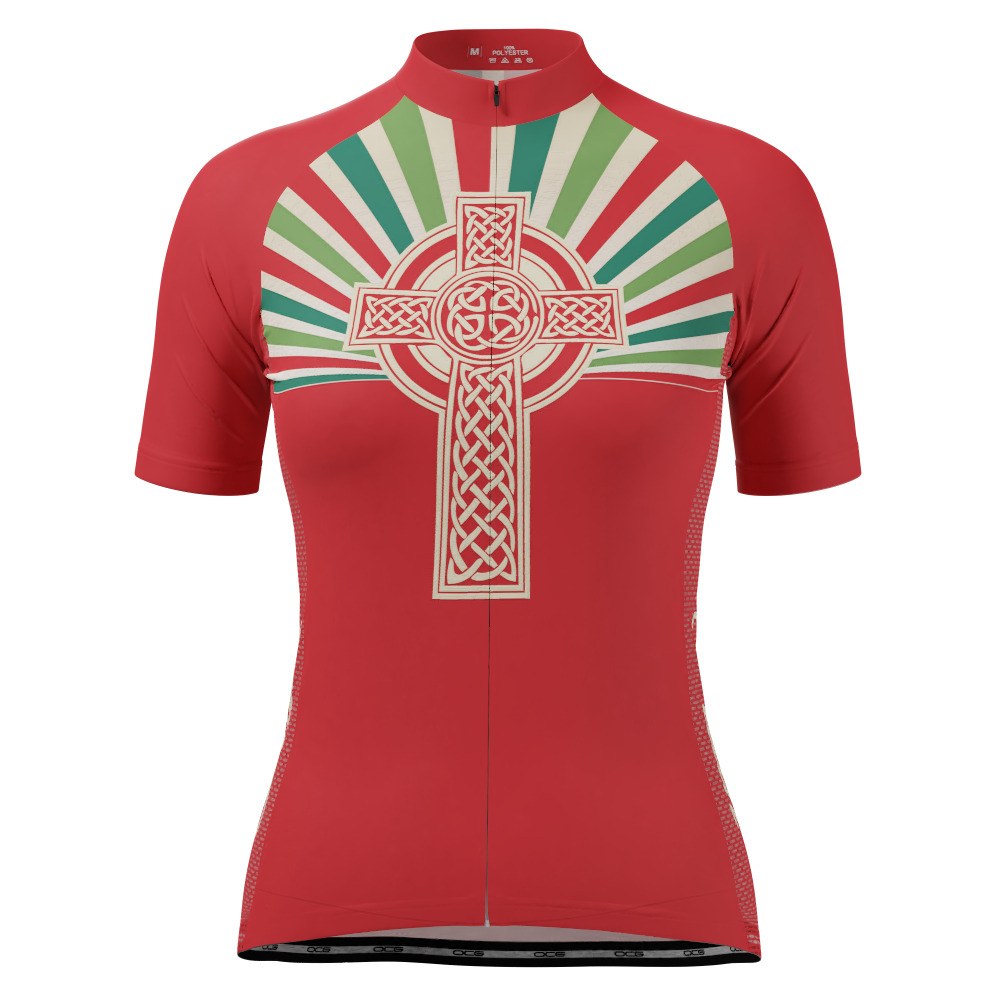 Women's Christian Fearless in Faith Cross Short Sleeve Cycling Jersey