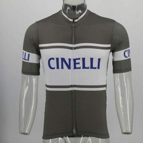 Cinelli Grey Retro Cycling Jersey