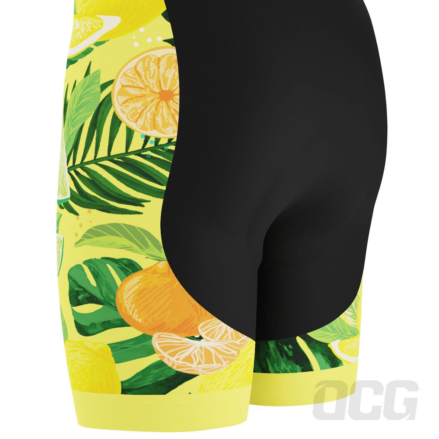 Men's Citrus Explosion Gel Padded Cycling Bib