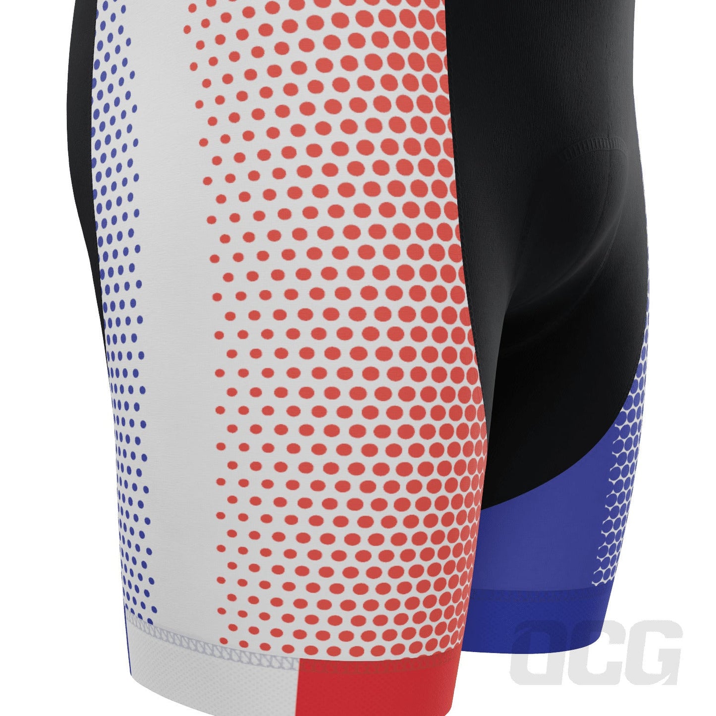 Men's World Countries Team France Icon Gel Padded Cycling Bib
