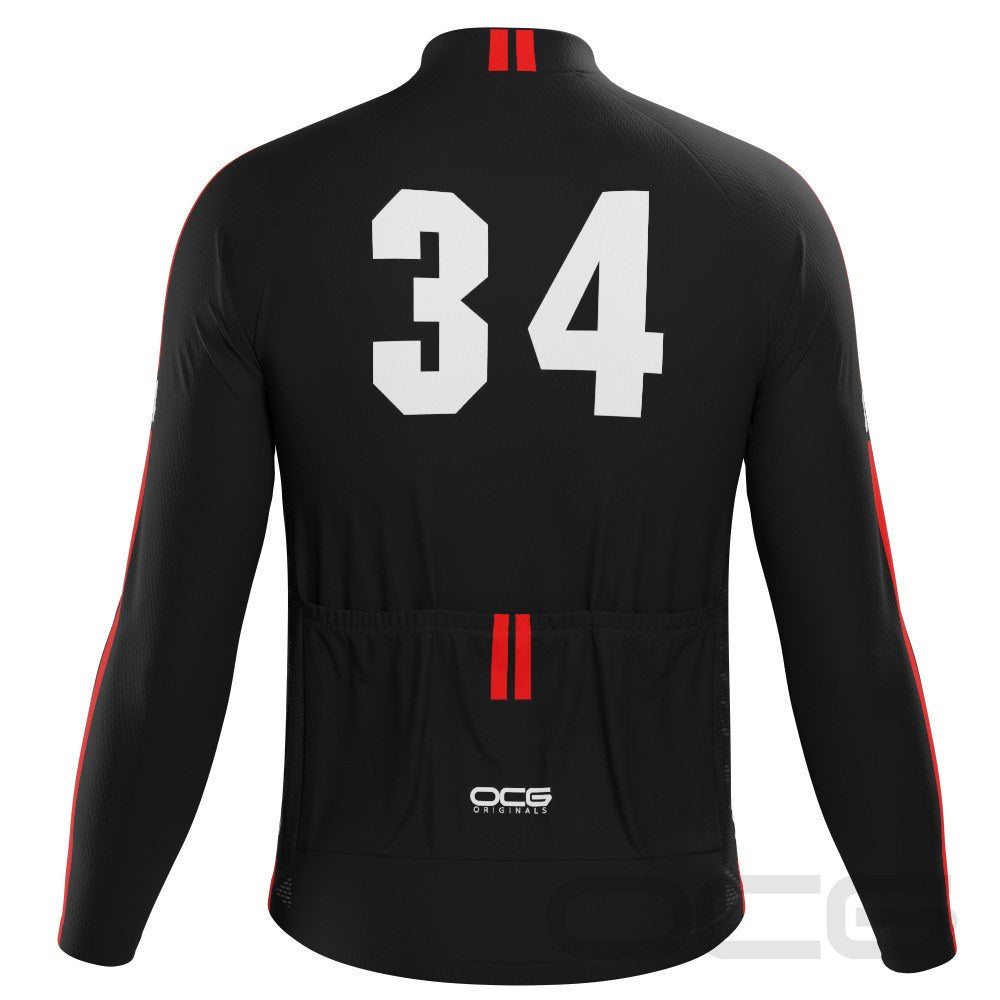 Men's Cutters Breaking Away Movie Long Sleeve Cycling Jersey