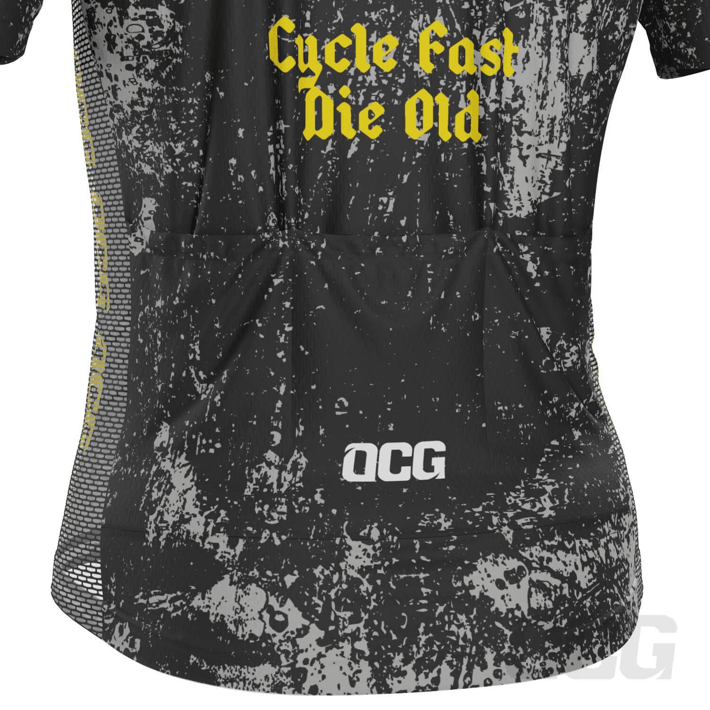 Men's Cycle Fast Die Old Short Sleeve Cycling Jersey