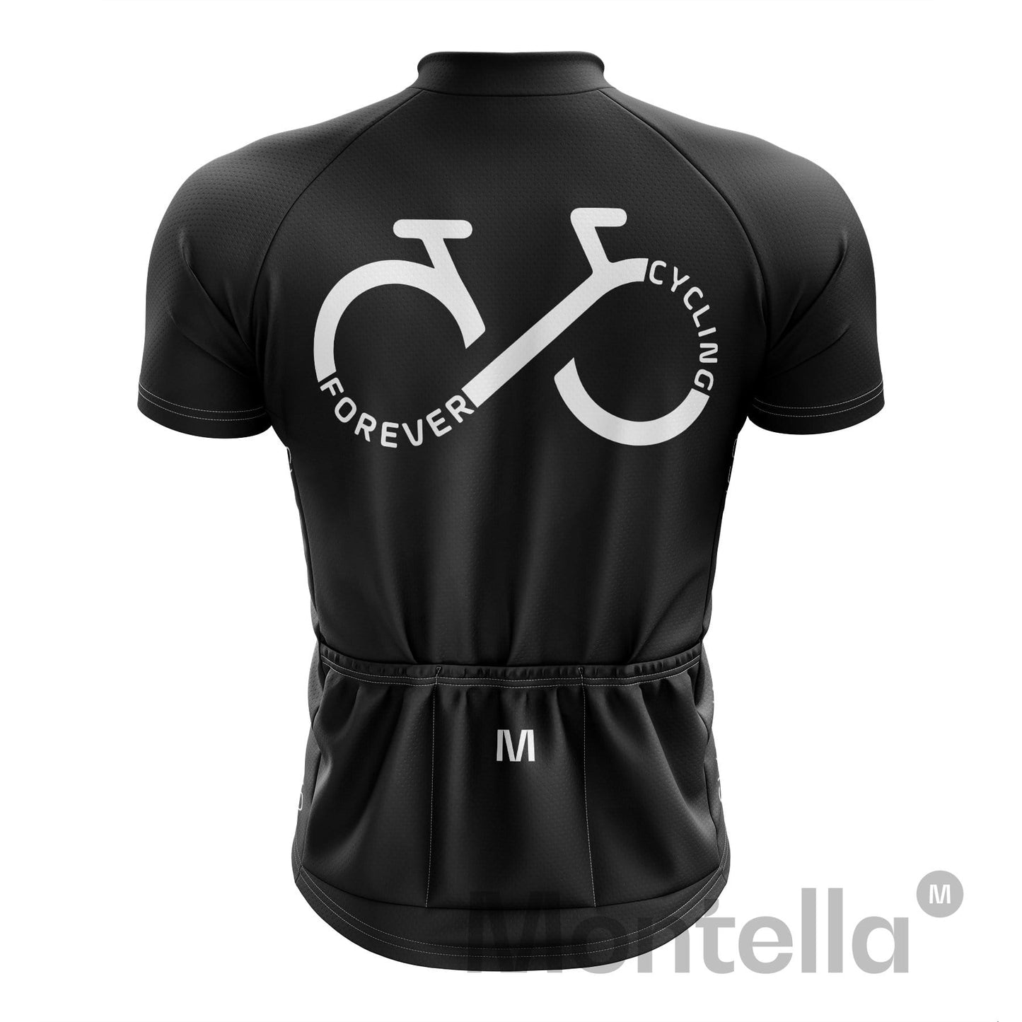 Cycling Forever Men's Black Cycling Jersey or Bibs