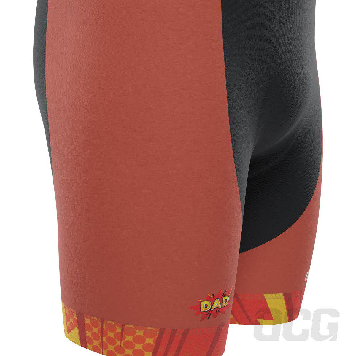 Men's I'm a Dad Superpower Gel Padded Cycling Bib