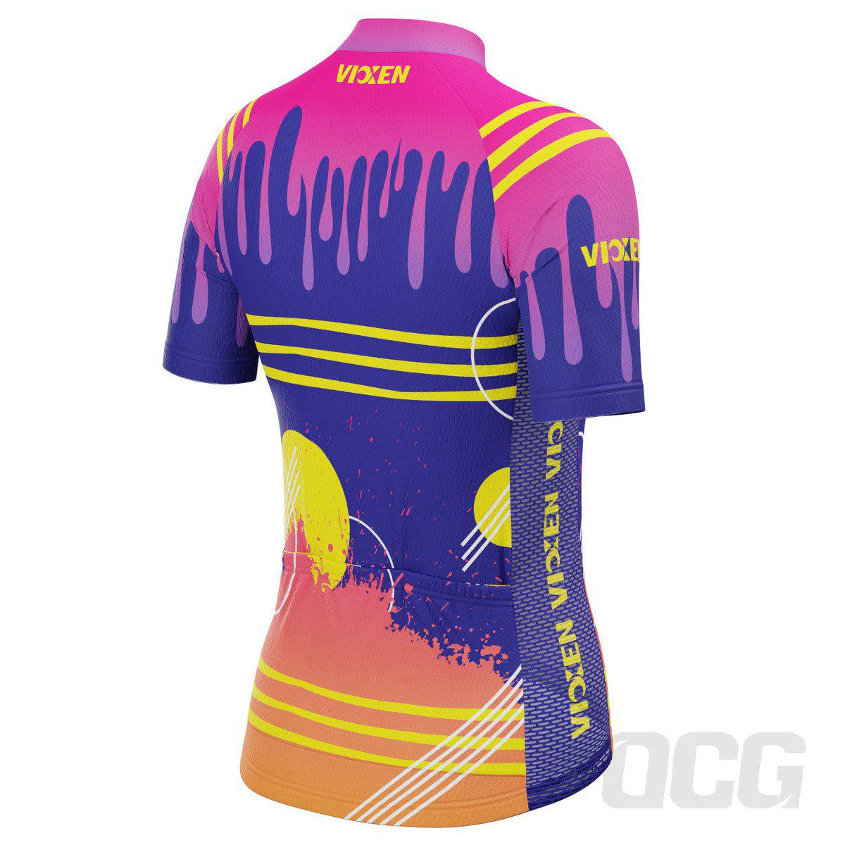 Women's Drips & Splatters Short Sleeve Cycling Jersey