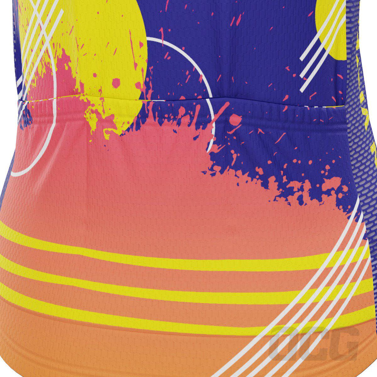 Women's Drips & Splatters Short Sleeve Cycling Jersey