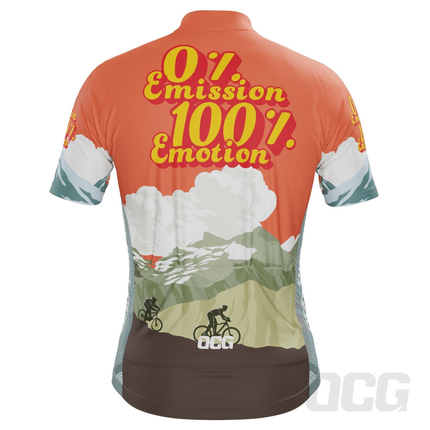 Men's No Emissions Full Emotion Short Sleeve Cycling Jersey