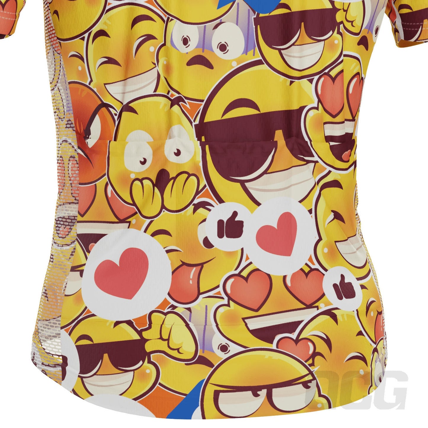 Men's Emoji Mayhem Short Sleeve Cycling Jersey