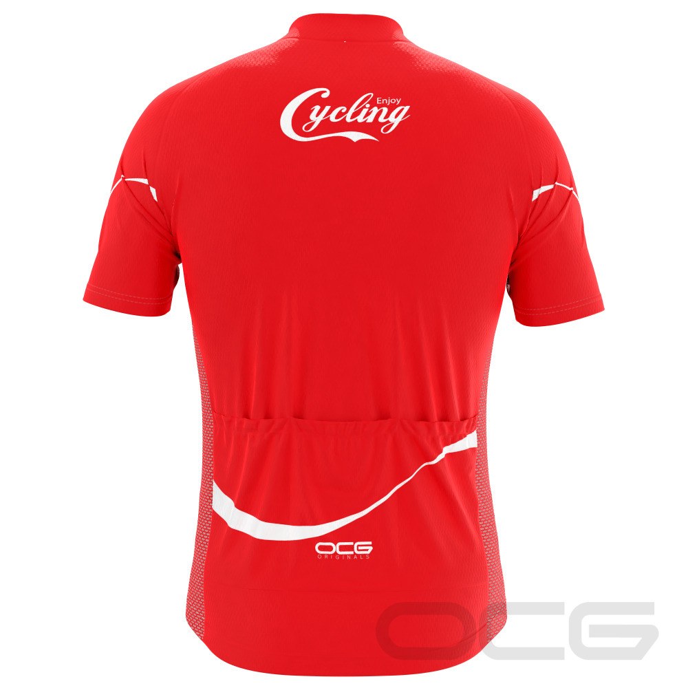 Men's Enjoy Cycling Short Sleeve Cycling Jersey