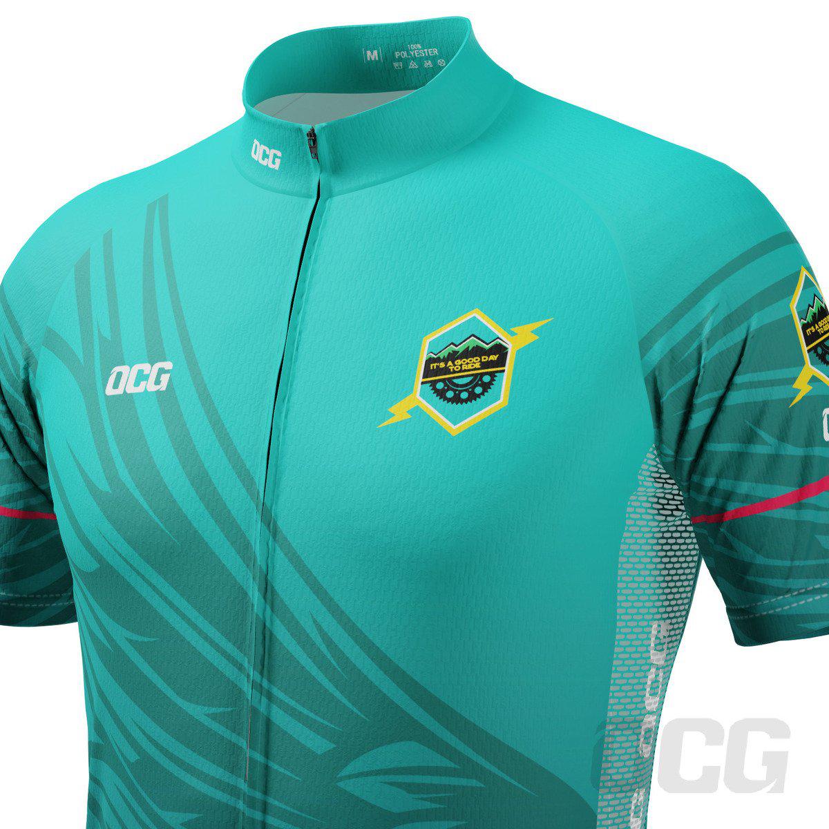 Men's Velocity Point Short Sleeve Cycling Jersey