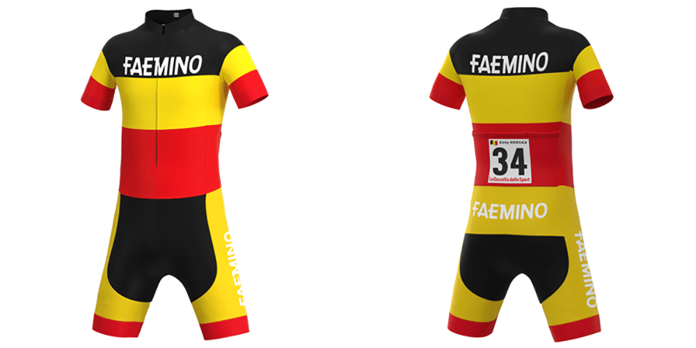 Faemino-Faema Retro Cycling Jersey Set