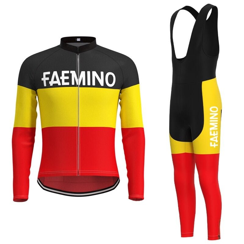 Faemino Retro Cycling Jersey Long Set