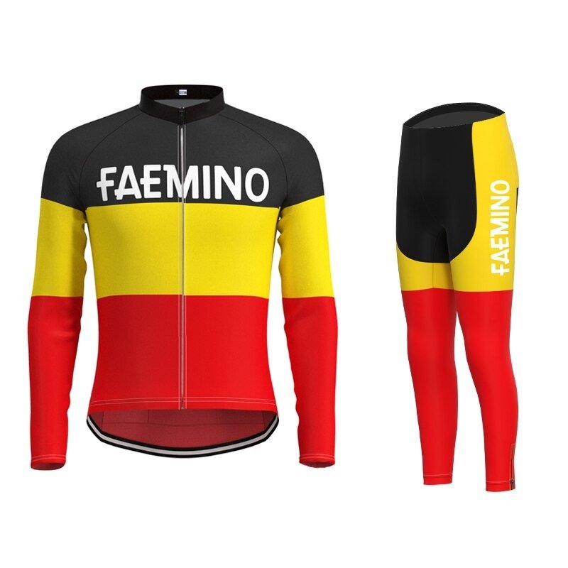 Faemino Retro Cycling Jersey Long Set