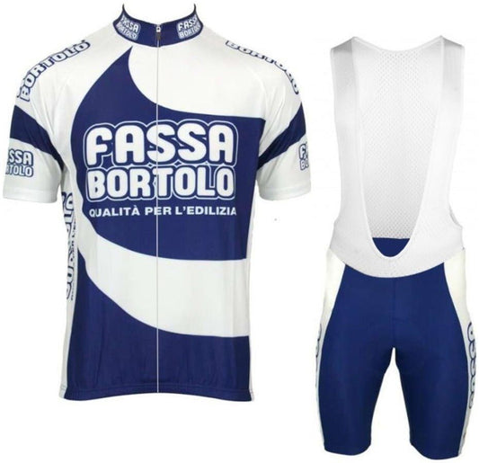 Fassa Bortolo Retro Cycling Jersey Set