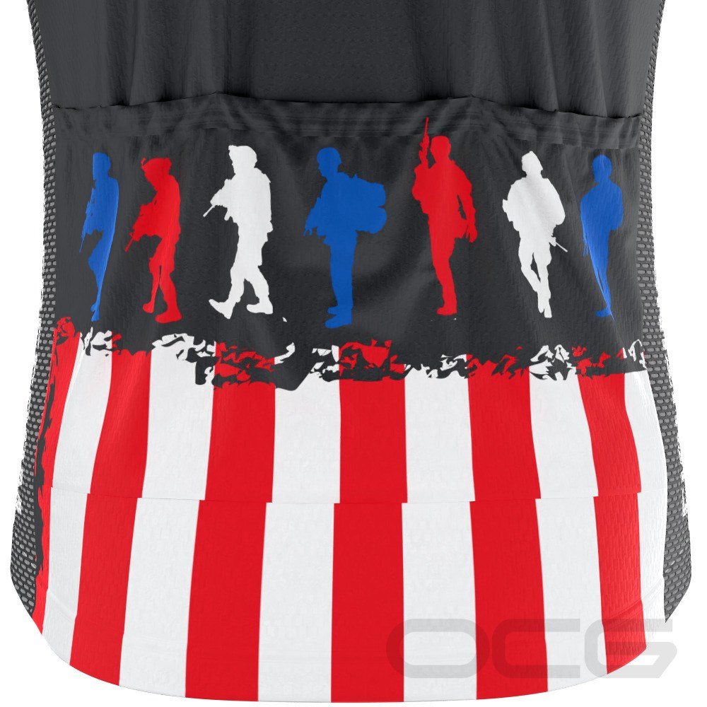Men's Fight For Freedom USA Icon Short Sleeve Cycling Jersey