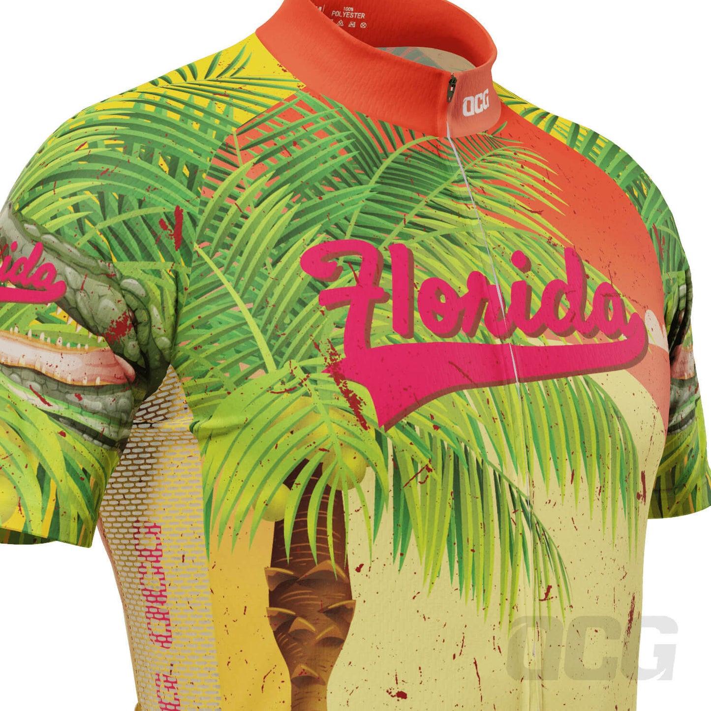 Men's Around The World - Florida Short Sleeve Cycling Jersey