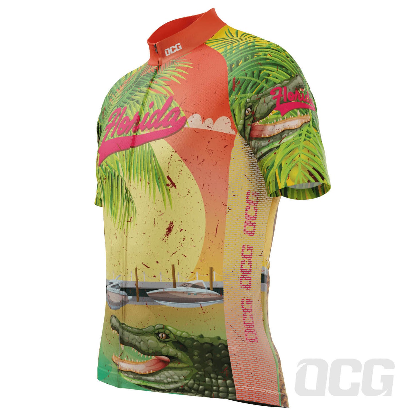 Men's Around The World - Florida Short Sleeve Cycling Jersey