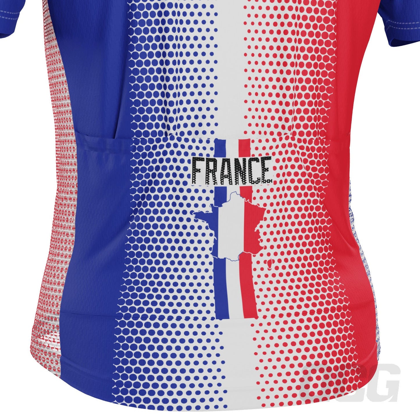 Men's World Countries Team France Icon Short Sleeve Cycling Jersey