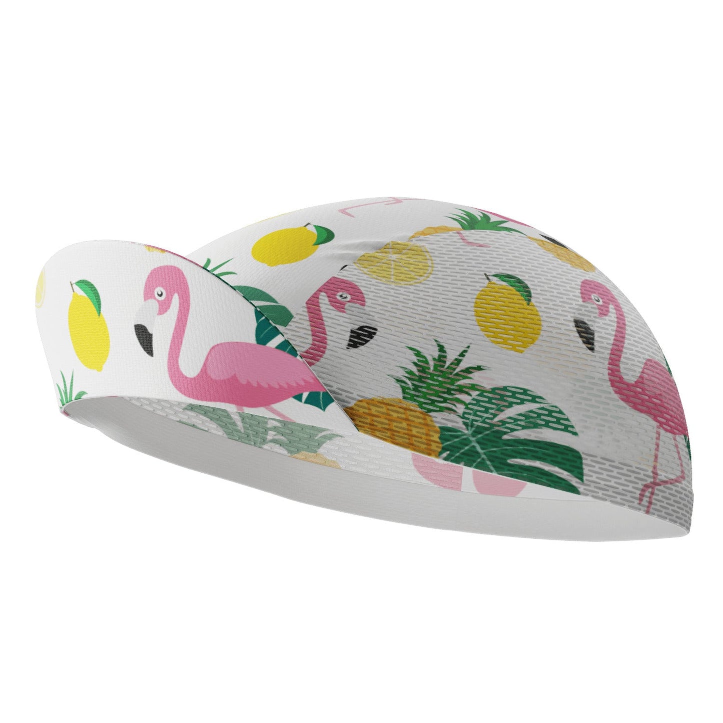 Unisex Fruity Flamingo Quick Dry Cycling Cap