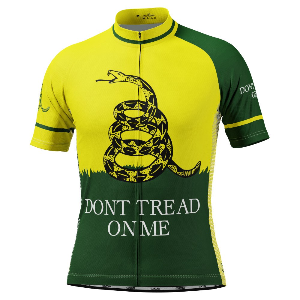 Men's Gadsden Icon Don't Tread On Me Series 1 Short Sleeve Cycling Jersey