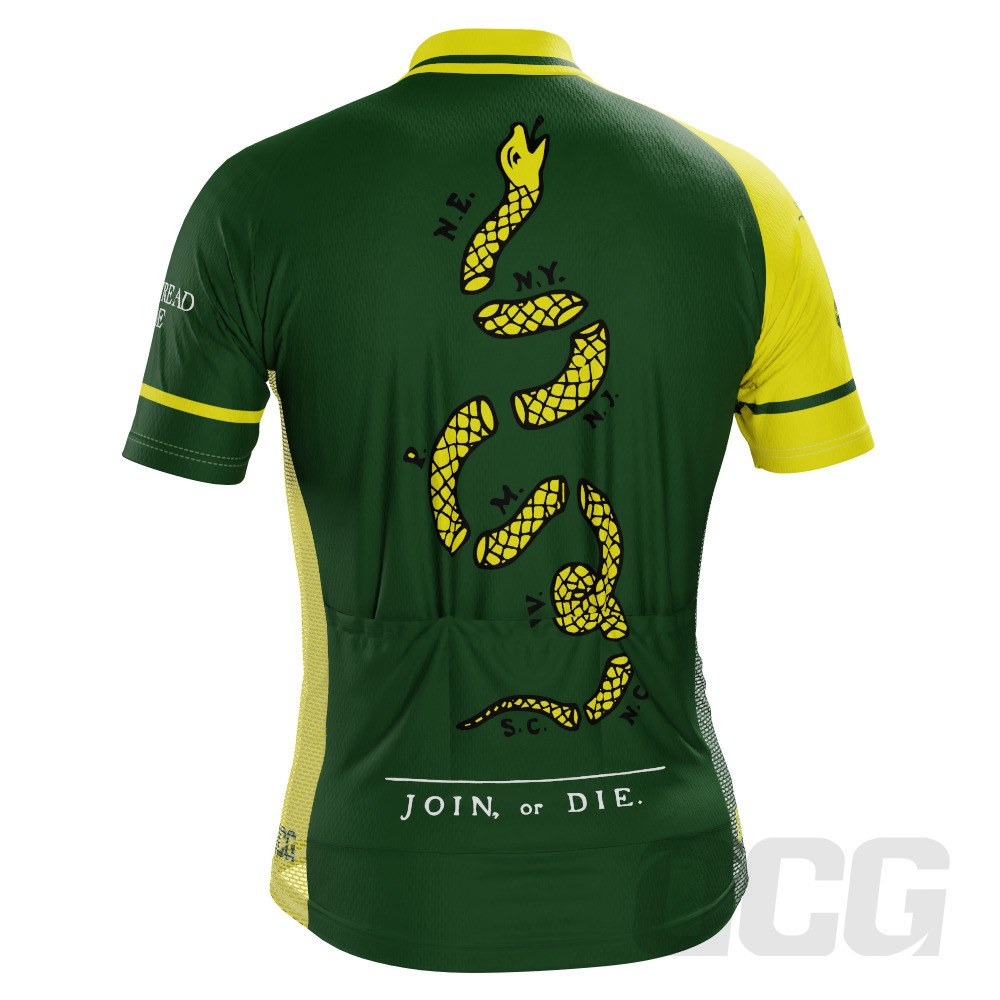 Men's Gadsden Icon Don't Tread On Me Series 1 Short Sleeve Cycling Jersey