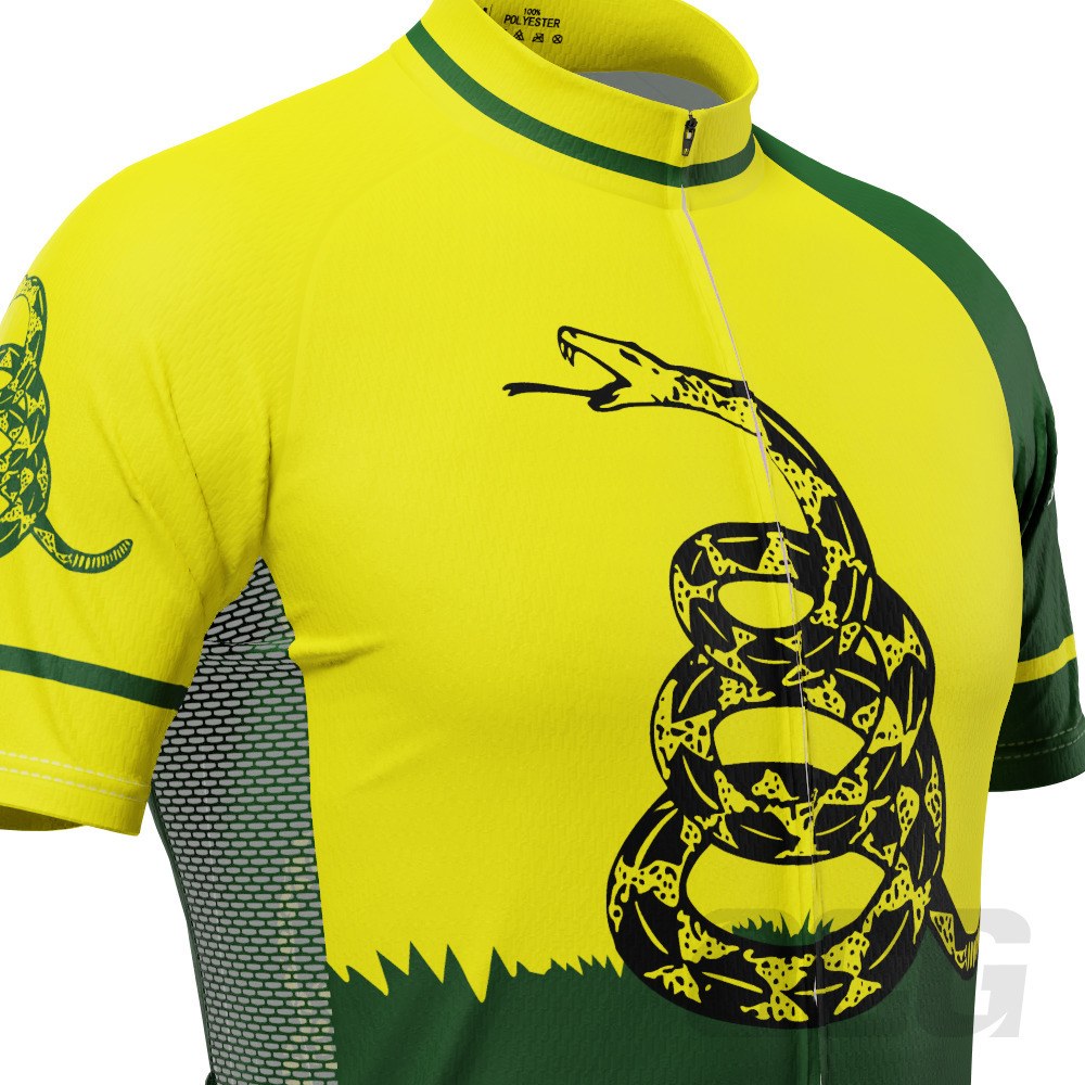 Men's Gadsden Icon Don't Tread On Me Series 1 Short Sleeve Cycling Jersey