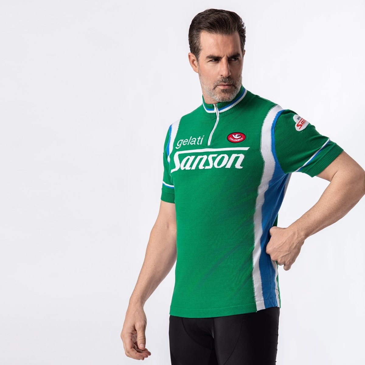 Gelati Sanson Merino Wool Blend - Retro Cycling Jersey